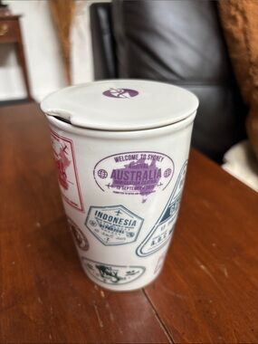 Adagiow Porcelain Tea Cup & Infuser – World Travel Design NEW IN BOX 🌎✈️